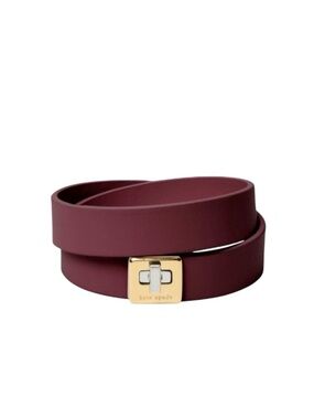 Kate Spade Leather Double Wrap Bracelet
